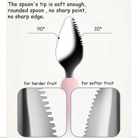 Double-Head Baby Silicone Food Spoon