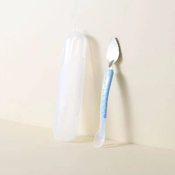 Double-Head Baby Silicone Food Spoon