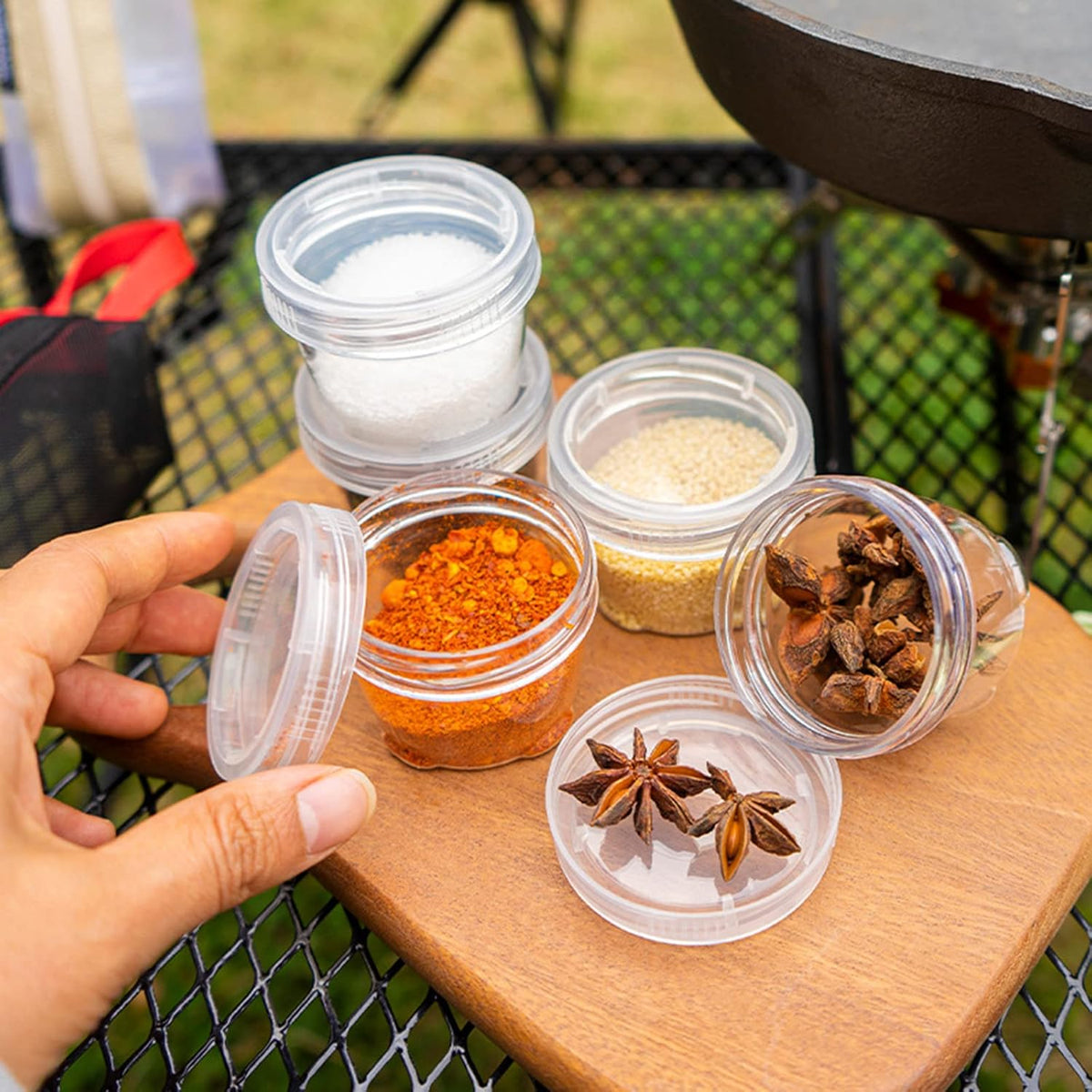 Stackable Spice & Dip Jars