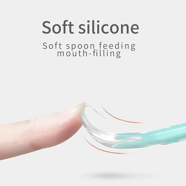 Double-Head Baby Silicone Food Spoon