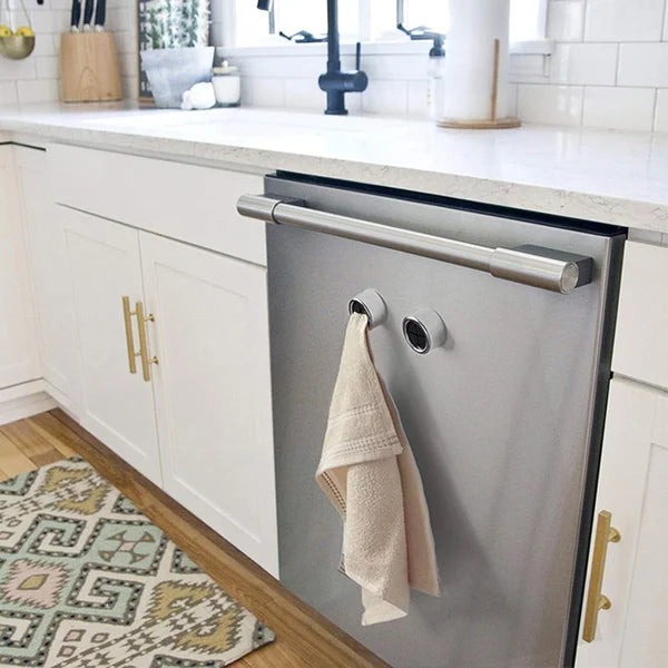 Round Adhesive Push Towel Hooks