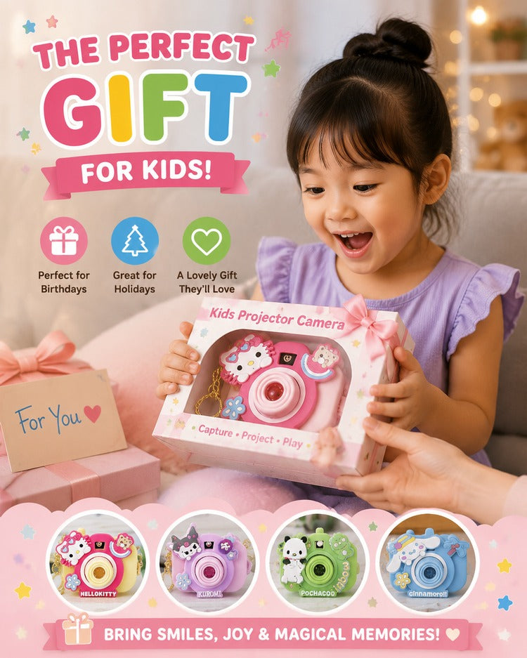 Kids Projector Camera – 2-in-1 Camera & Image Projector