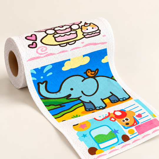 Printed Kitchen Cleaning Roll