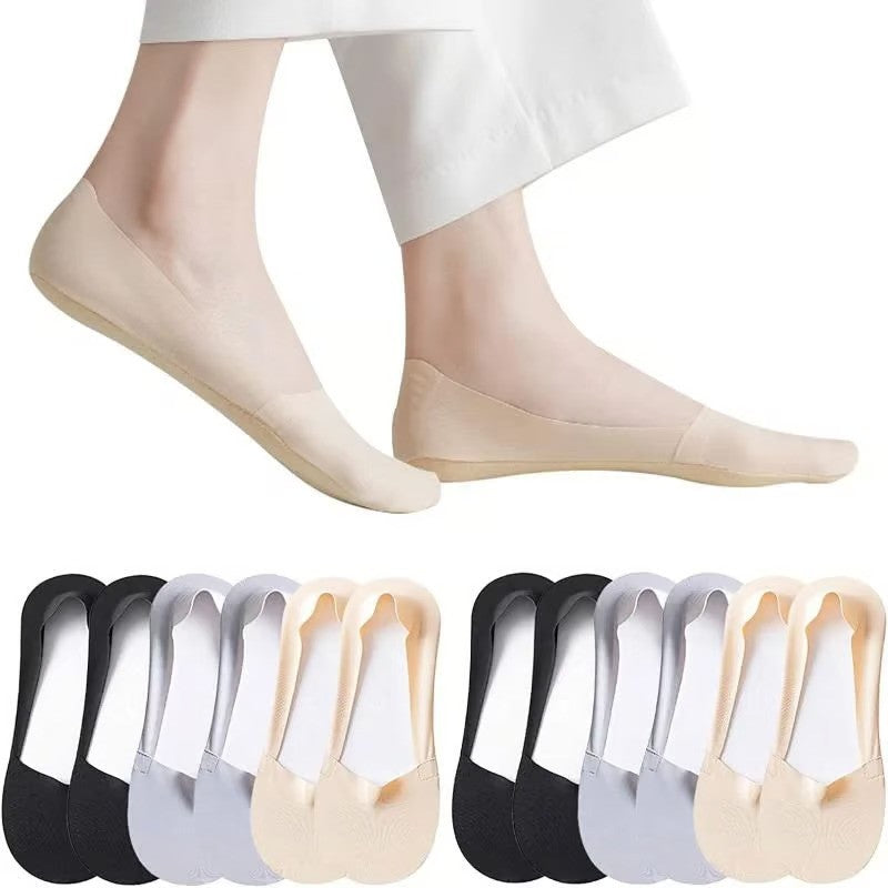 Unisex Cushioned No-Show Socks