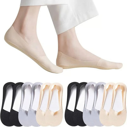 Unisex Cushioned No-Show Socks