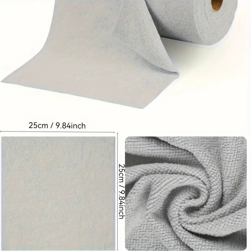 Reusable Microfiber Cleaning Cloth Roll