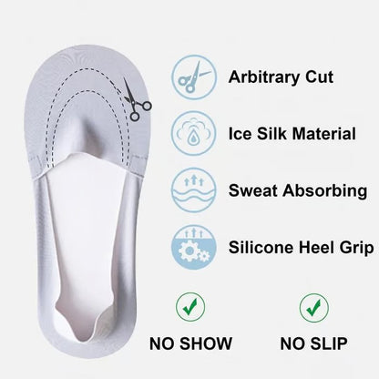 Unisex Cushioned No-Show Socks