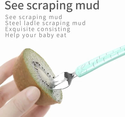 Double-Head Baby Silicone Food Spoon