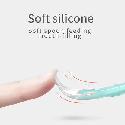 Double-Head Baby Silicone Food Spoon