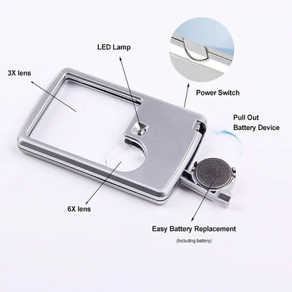 Magnifying Glass with LED Light