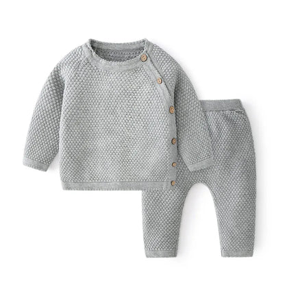Pants Knitted Sweater Pajamas Sets