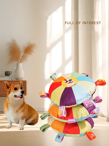 Funny Rainbow Plush Flying Saucer