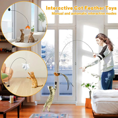 Feathers Wand Interactive Toy