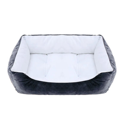 Pet Square Plush Kennel Bed