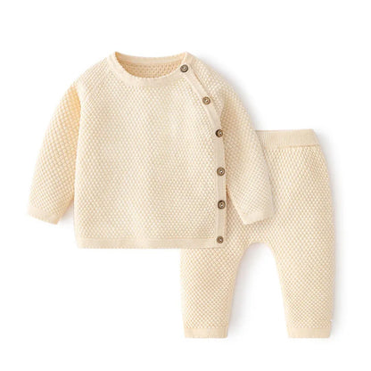 Pants Knitted Sweater Pajamas Sets