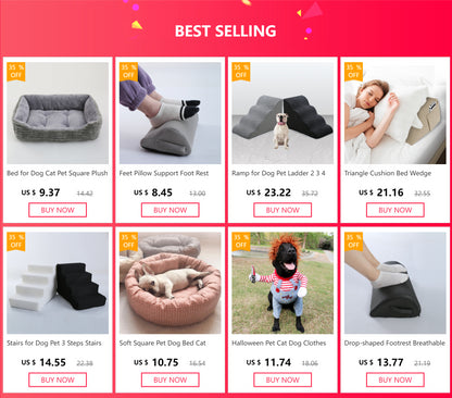 Pet Square Plush Kennel Bed