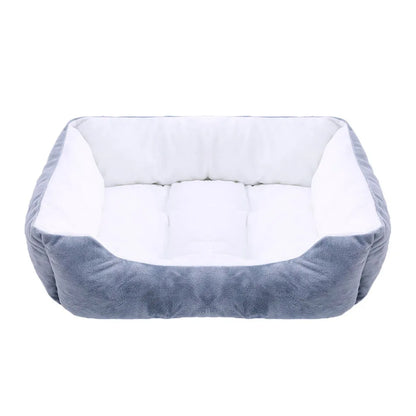 Pet Square Plush Kennel Bed