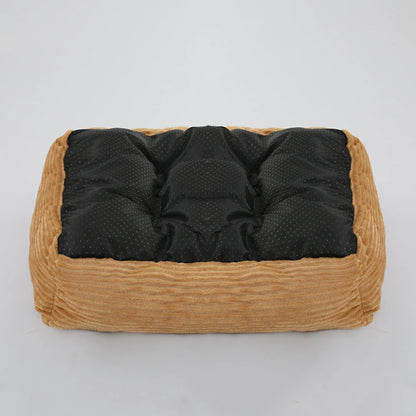 Pet Square Plush Kennel Bed