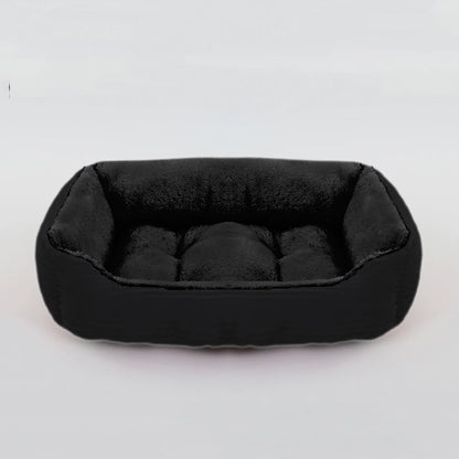 Pet Square Plush Kennel Bed