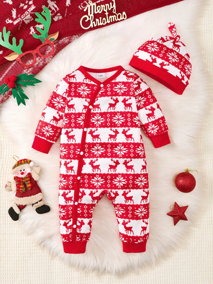 Winter Newborn Infant Romper