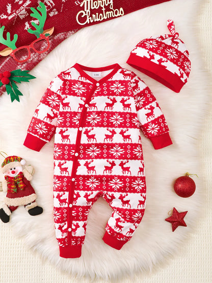 Winter Newborn Infant Romper