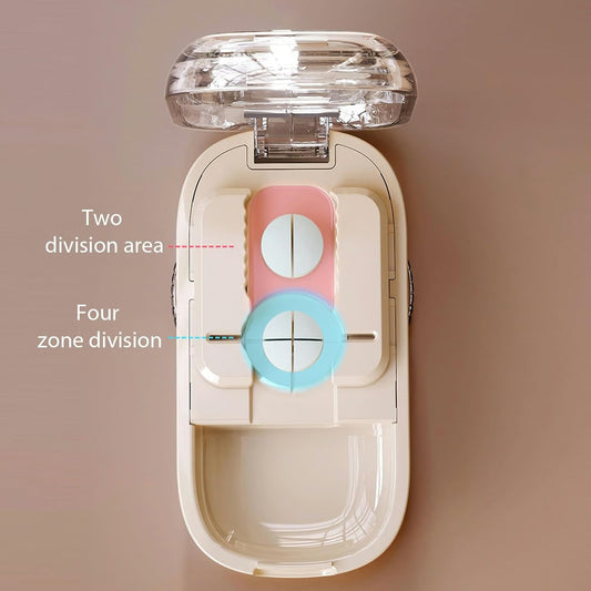 Portable Pill Cutter with Storage