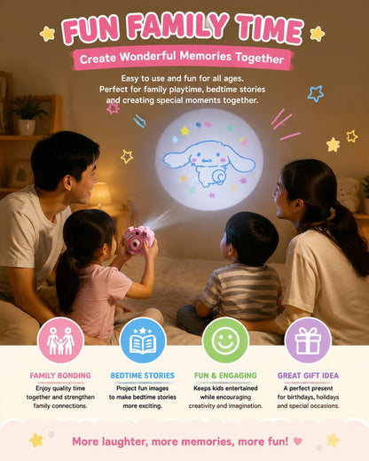 Kids Projector Camera – 2-in-1 Camera & Image Projector