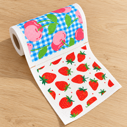 Printed Kitchen Cleaning Roll