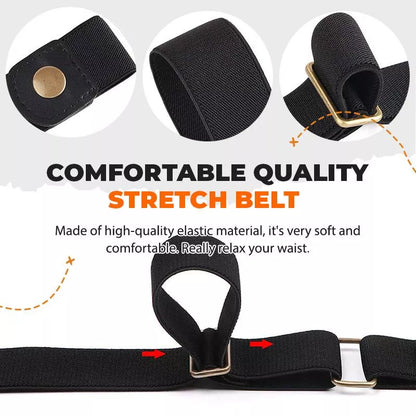 Buckle-Free Invisible Elastic Waist Belt