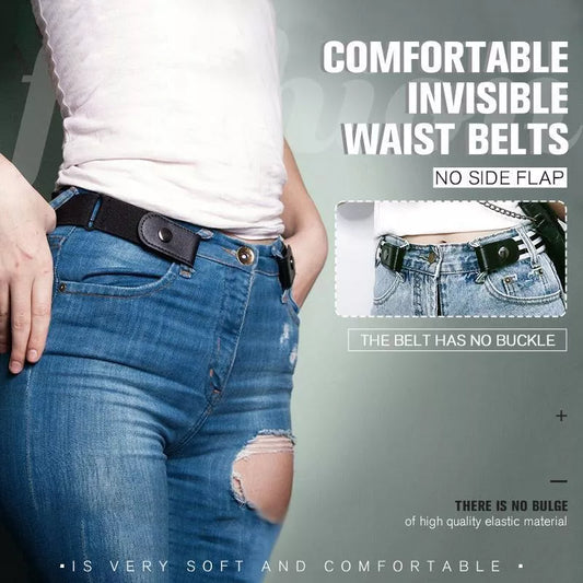 Buckle-Free Invisible Elastic Waist Belt