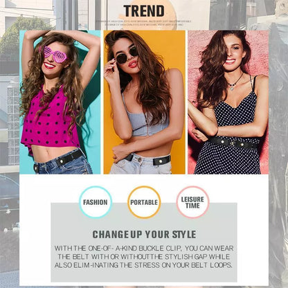 Buckle-Free Invisible Elastic Waist Belt