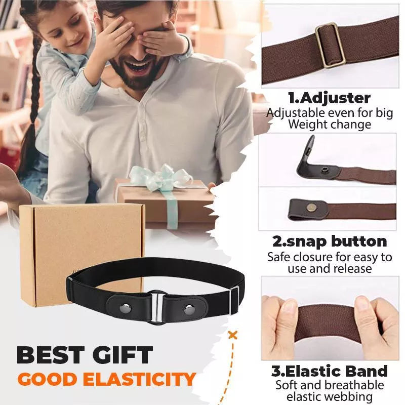 Buckle-Free Invisible Elastic Waist Belt