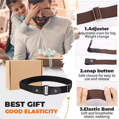 Buckle-Free Invisible Elastic Waist Belt