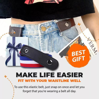 Buckle-Free Invisible Elastic Waist Belt